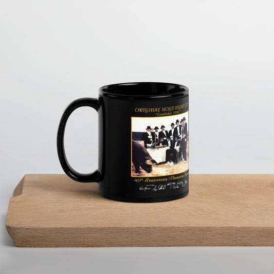 Black Glossy "Hogs" Mug